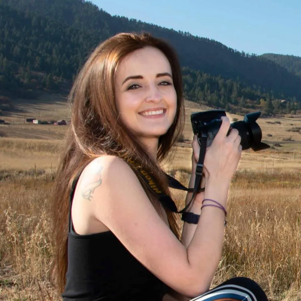 Jessica Moore in the field